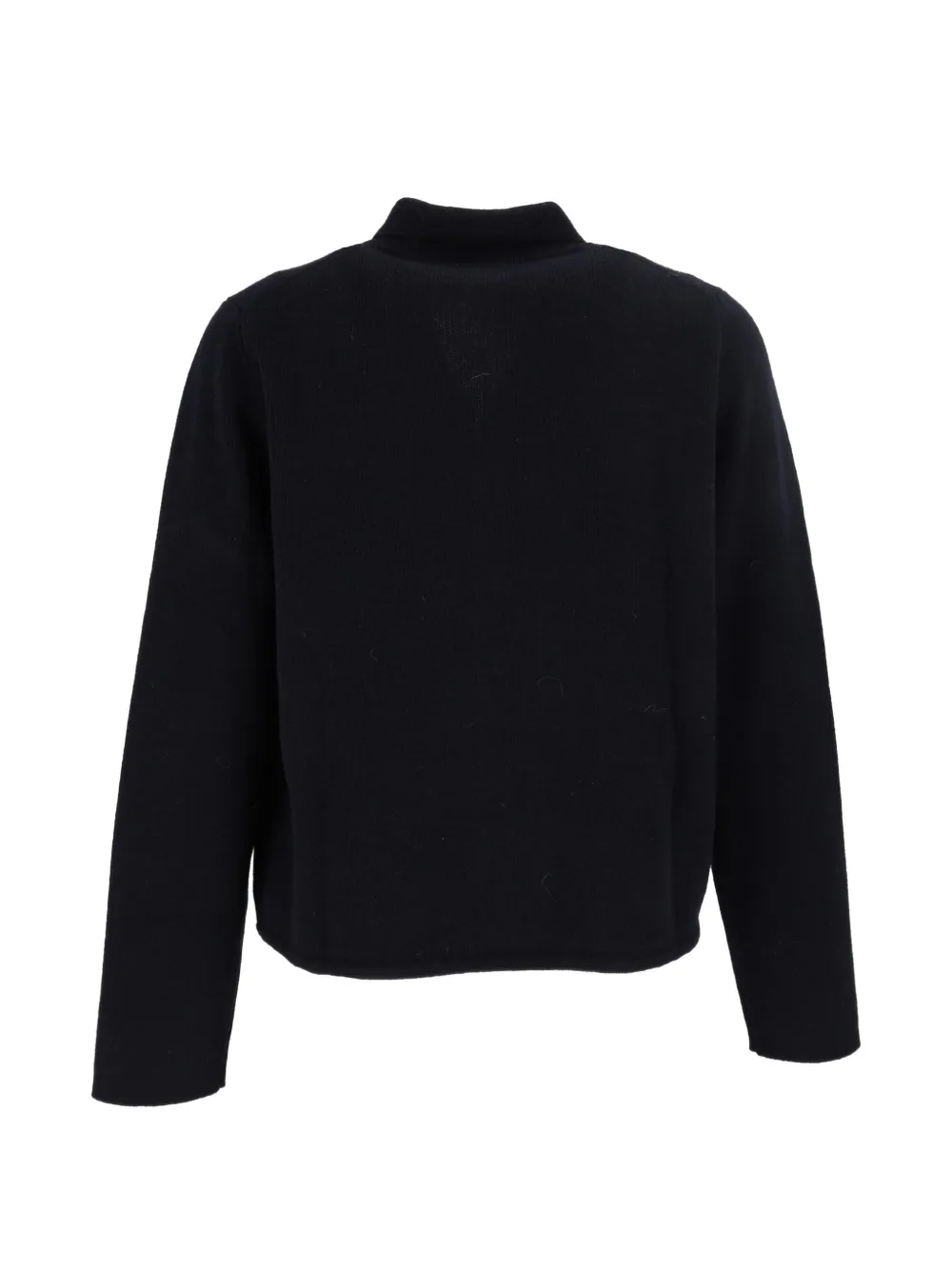 Allude button-up patch-pocket cardigan Blauw