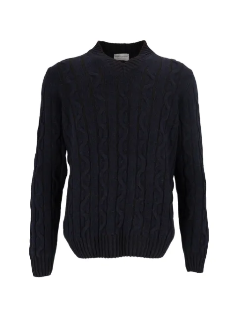 Settefili Cashmere cable-knit V-neck sweater