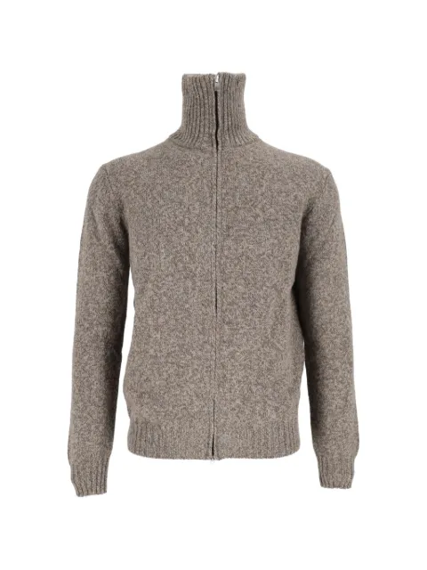 Settefili Cashmere ribbed high-neck cardigan