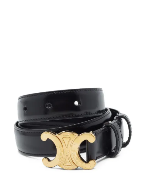 Celine Pre-Owned ceinture Triomphe en cuir (2024)