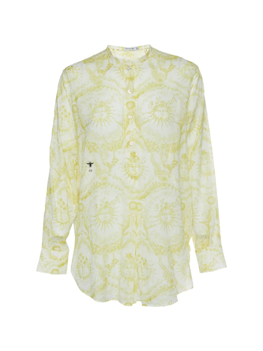 Christian Dior Pre-Owned Dioriviera print muslin blouse - Gelb