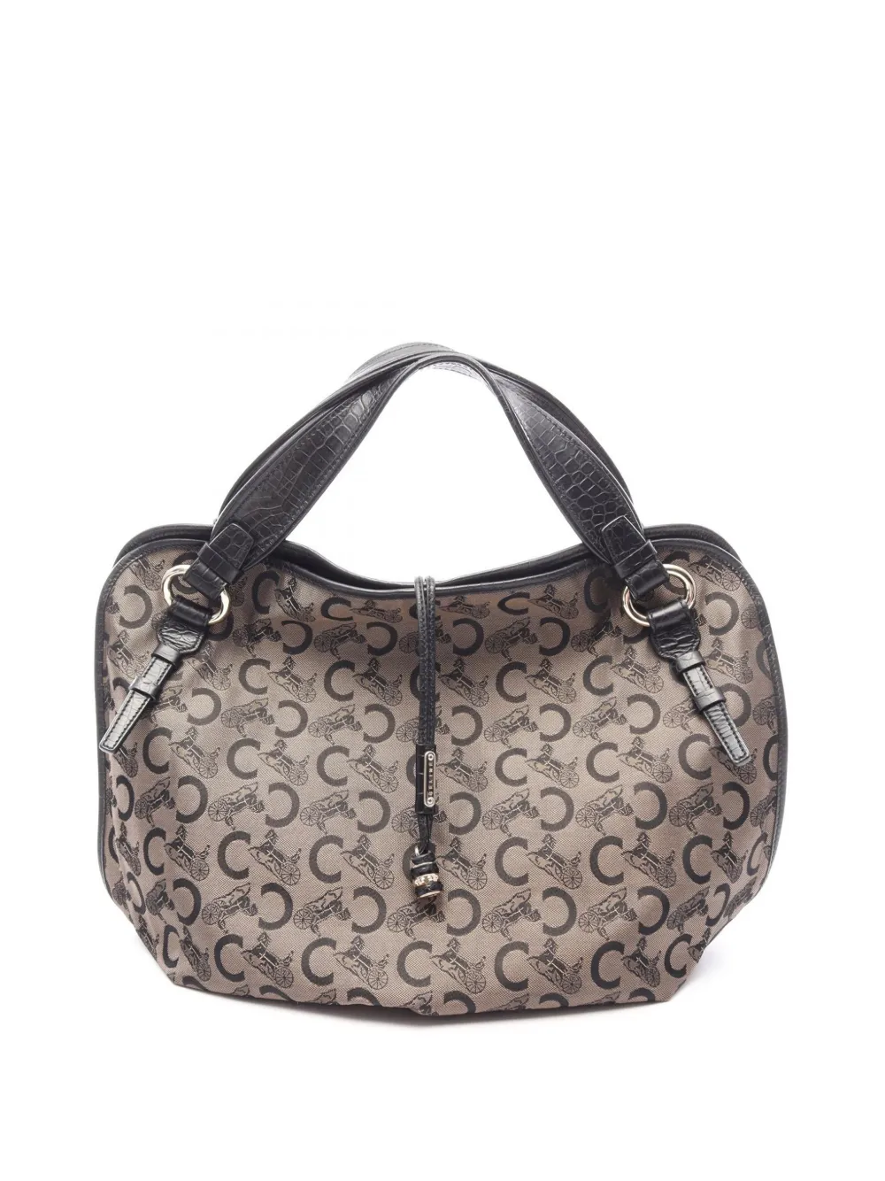 Celine Pre-Owned 2000-2010 C Carriage Canvas Bittersweet hobo bag - Braun