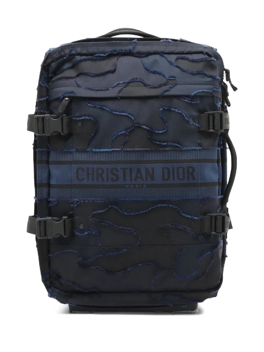 Christian Dior Pre-Owned 2015-2026 DiorTravel Camouflage Technical Canvas Luggage Bag travel bag - Schwarz