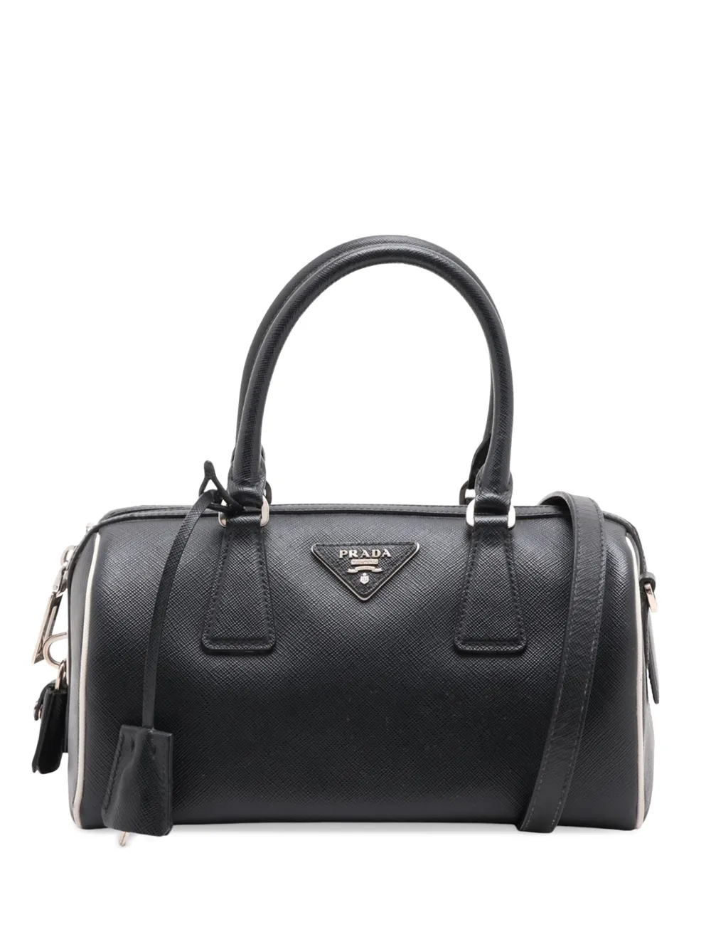 Prada Pre-Owned 2012-2026 Saffiano satchel - Black