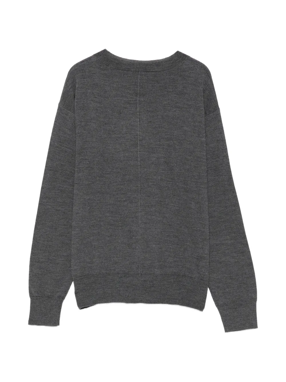 Paolo Pecora Kids crew-neck wool sweater Grijs