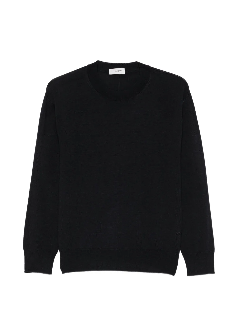 Paolo Pecora Kids crew-neck wool sweater Blauw