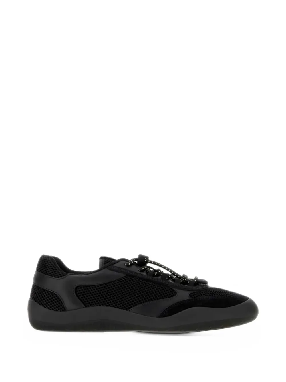 Prada baskets Speedrock en mesh - Noir