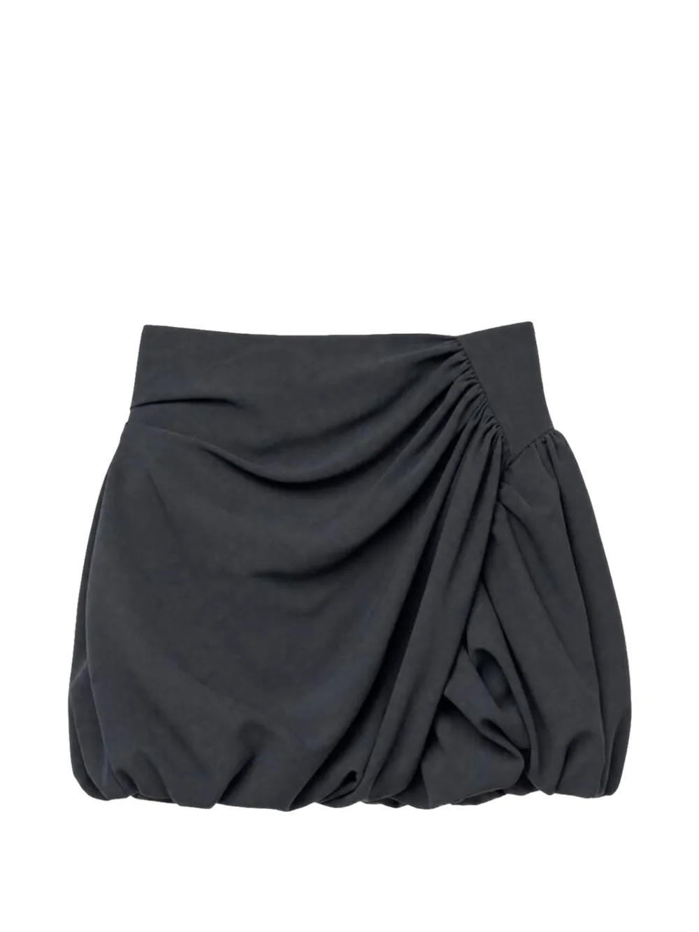 IRO Blurry draped mini skirt - Grau