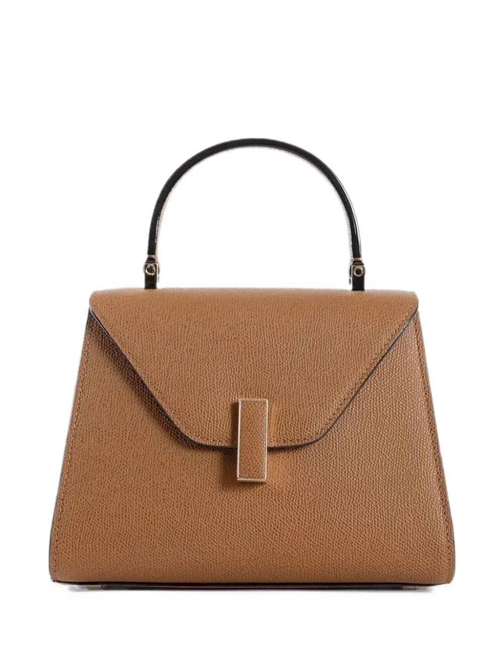 Valextra mini Iside leather tote bag Bruin