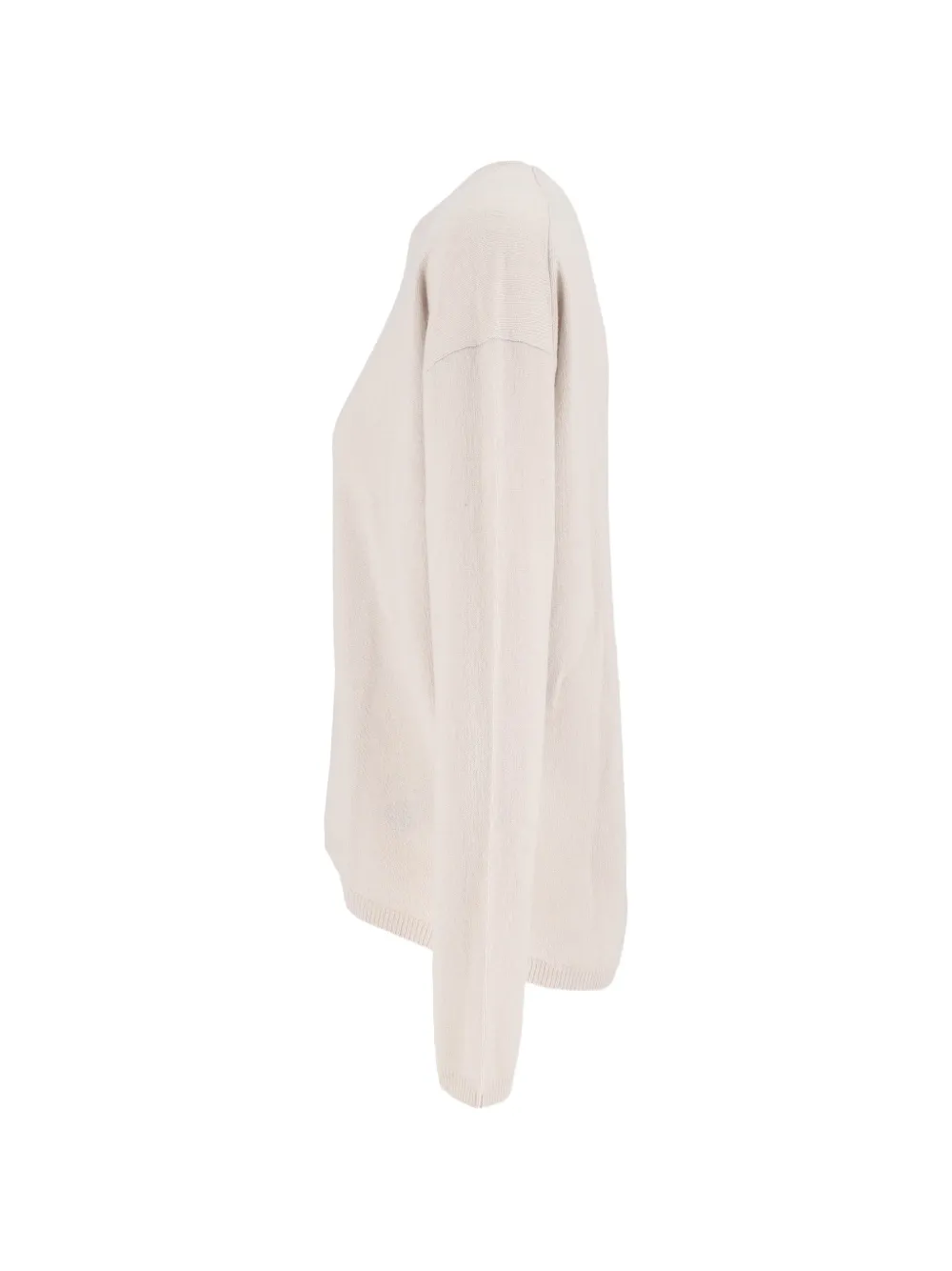 Allude crew-neck cashmere sweater Beige