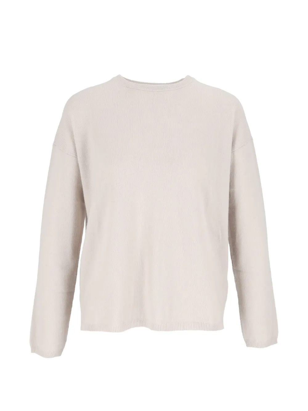 Allude crew-neck cashmere sweater Beige