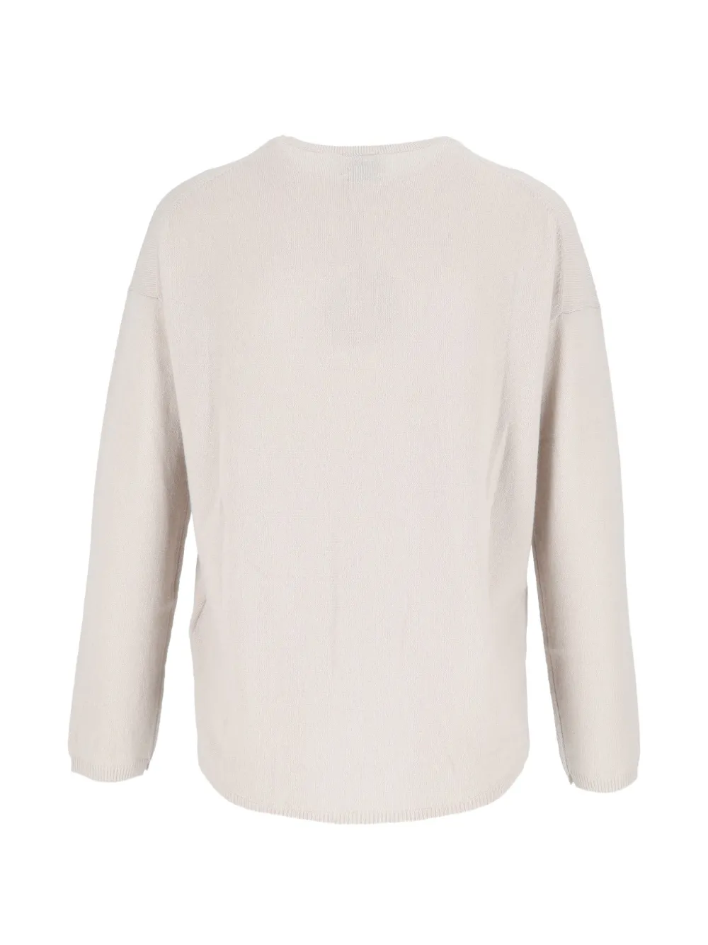 Allude crew-neck cashmere sweater Beige