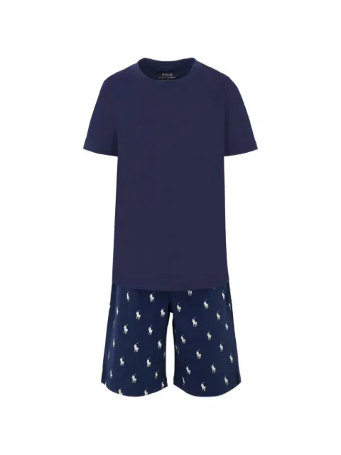 POLO RALPH LAUREN KIDS logo-print jersey pajamas