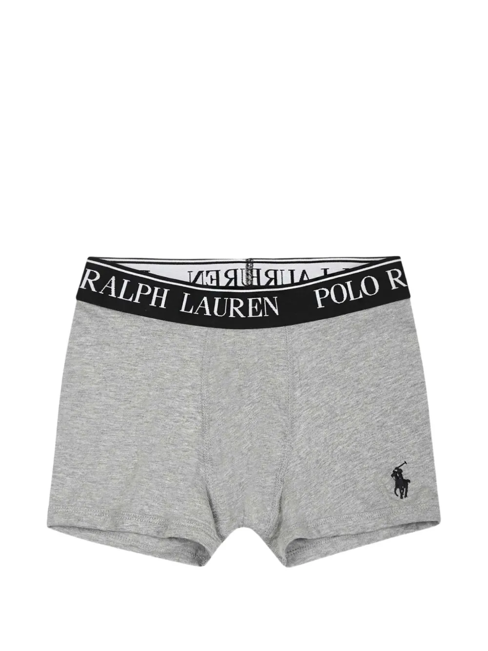 POLO RALPH LAUREN KIDS logo-waistband boxers (set of three) Grijs