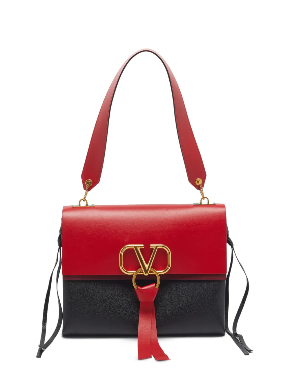 Valentino Garavani Pre-Owned VRing flap shoulder bag - Rot