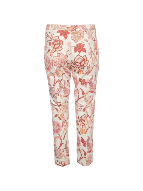 Etro Pre-Owned pantalones capri con estampado floral