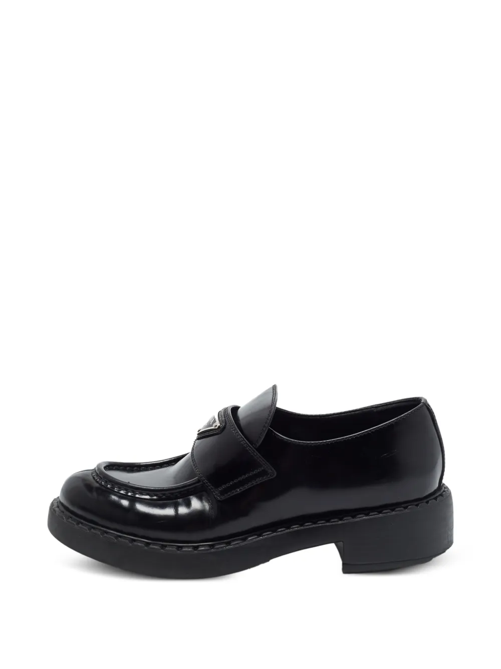 Prada Pre-Owned Mocassini con plateau - Nero