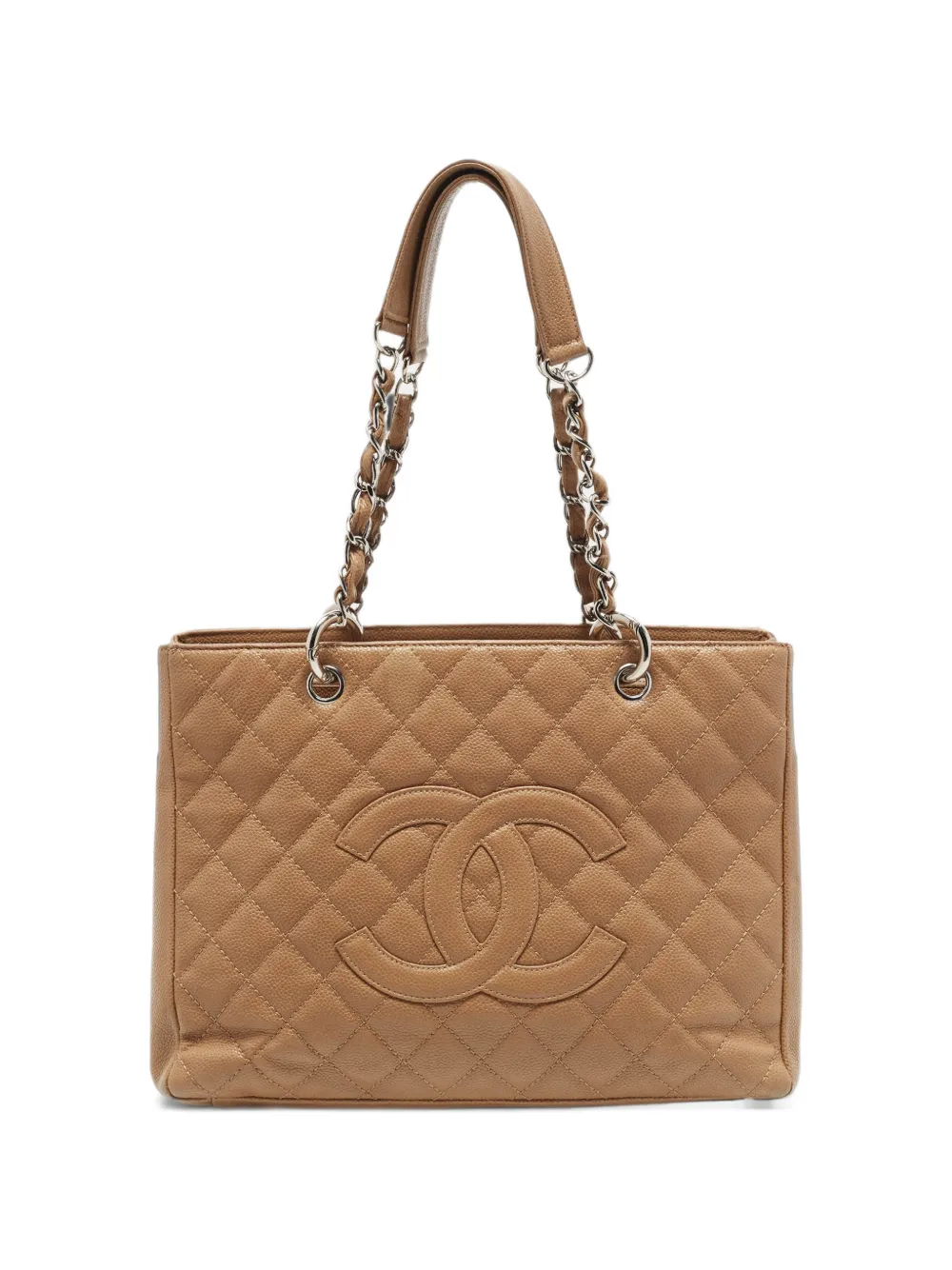 CHANEL Pre-Owned 2006-2008 GST quilted tote bag - Neutrals