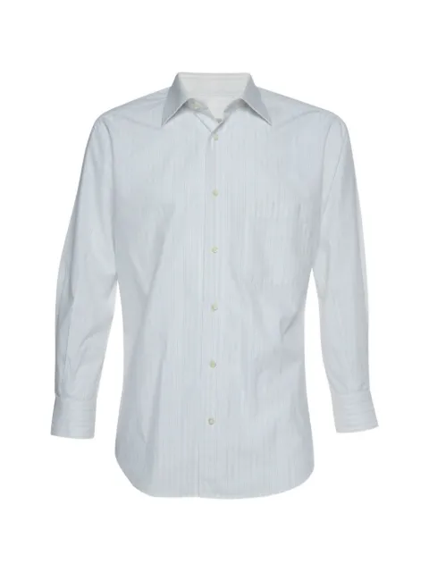 Ermenegildo Zegna Vintage stribet skjorte med knapper foran