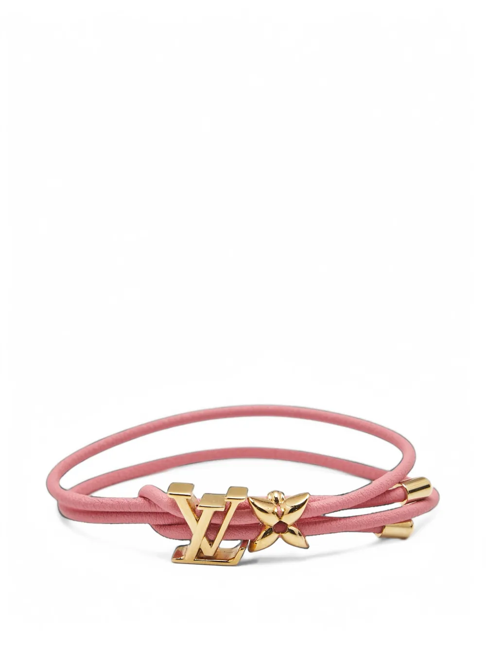 Louis Vuitton Pre-Owned Bloom Monogram leather bracelet - Rosa