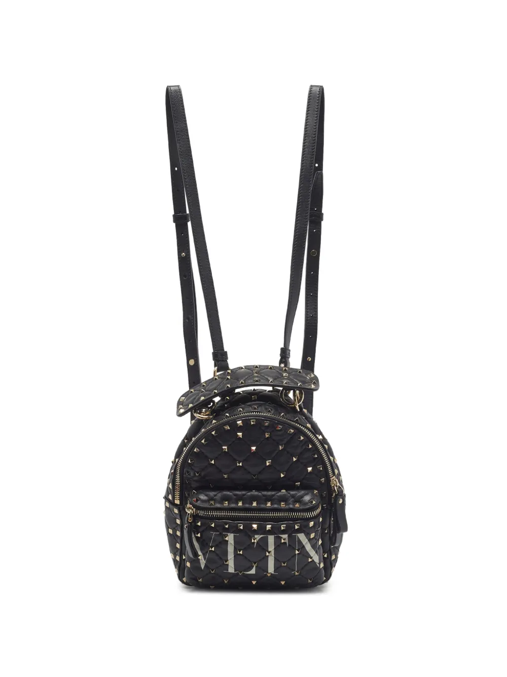Valentino Garavani Pre-Owned Rockstud Spike quilted backpack - Schwarz
