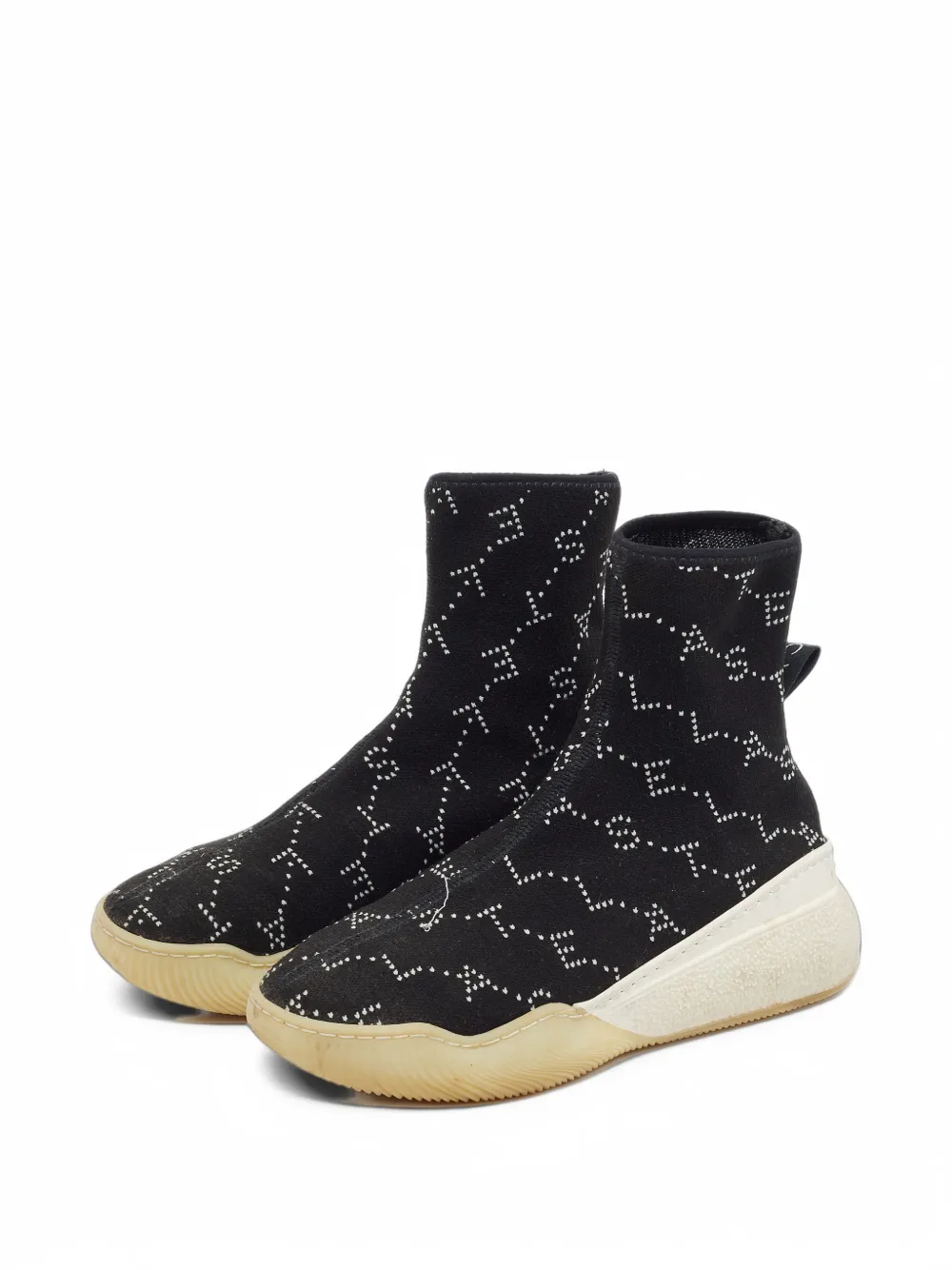 Stella McCartney Pre-Owned Loop sock high-top sneakers - Schwarz