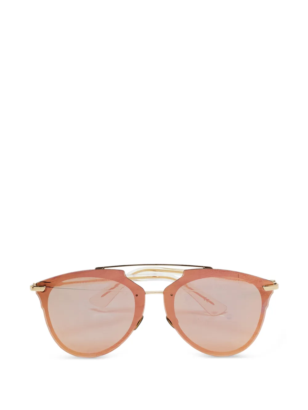 Christian Dior Pre-Owned DiorReflected pilot sunglasses - Gold