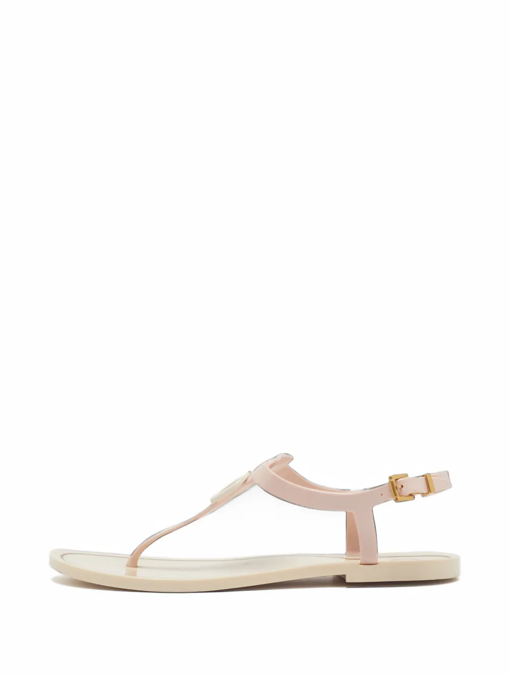 Valentino Garavani Pre-Owned VLogo slingback-strap flat sandals - Rosa