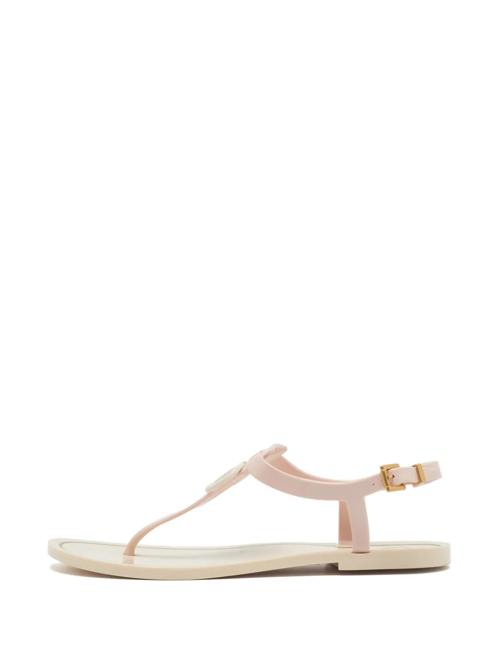 Valentino Garavani Pre-Owned VLogo slingback-strap flat sandals - Rosa