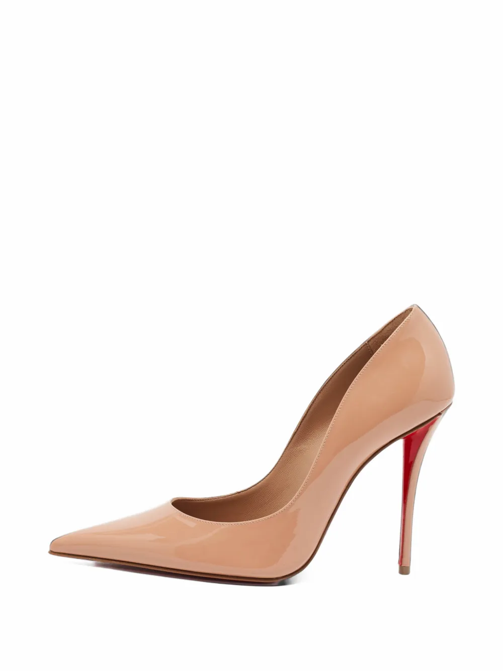 Christian Louboutin Pre-Owned Miss Z patent leather pumps - Nude