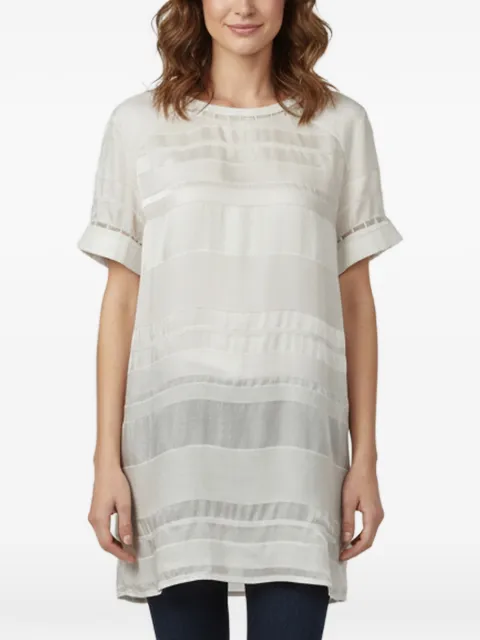 IRO Frey striped silk mini dress