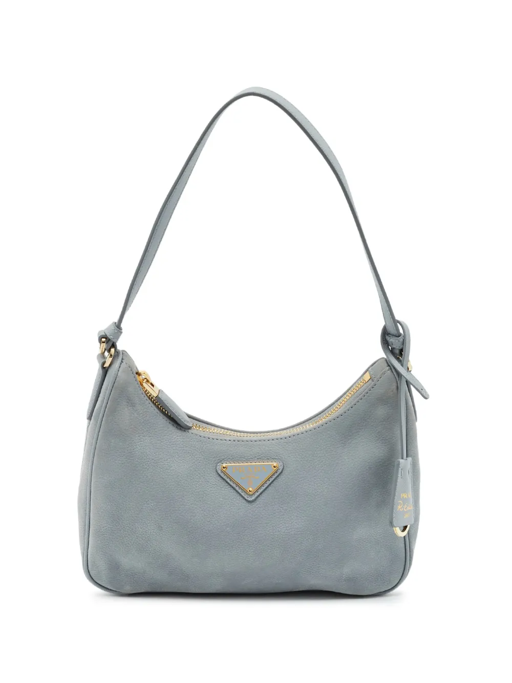 Prada Pre-Owned Re-Edition 2005 nubuck shoulder bag - Blue