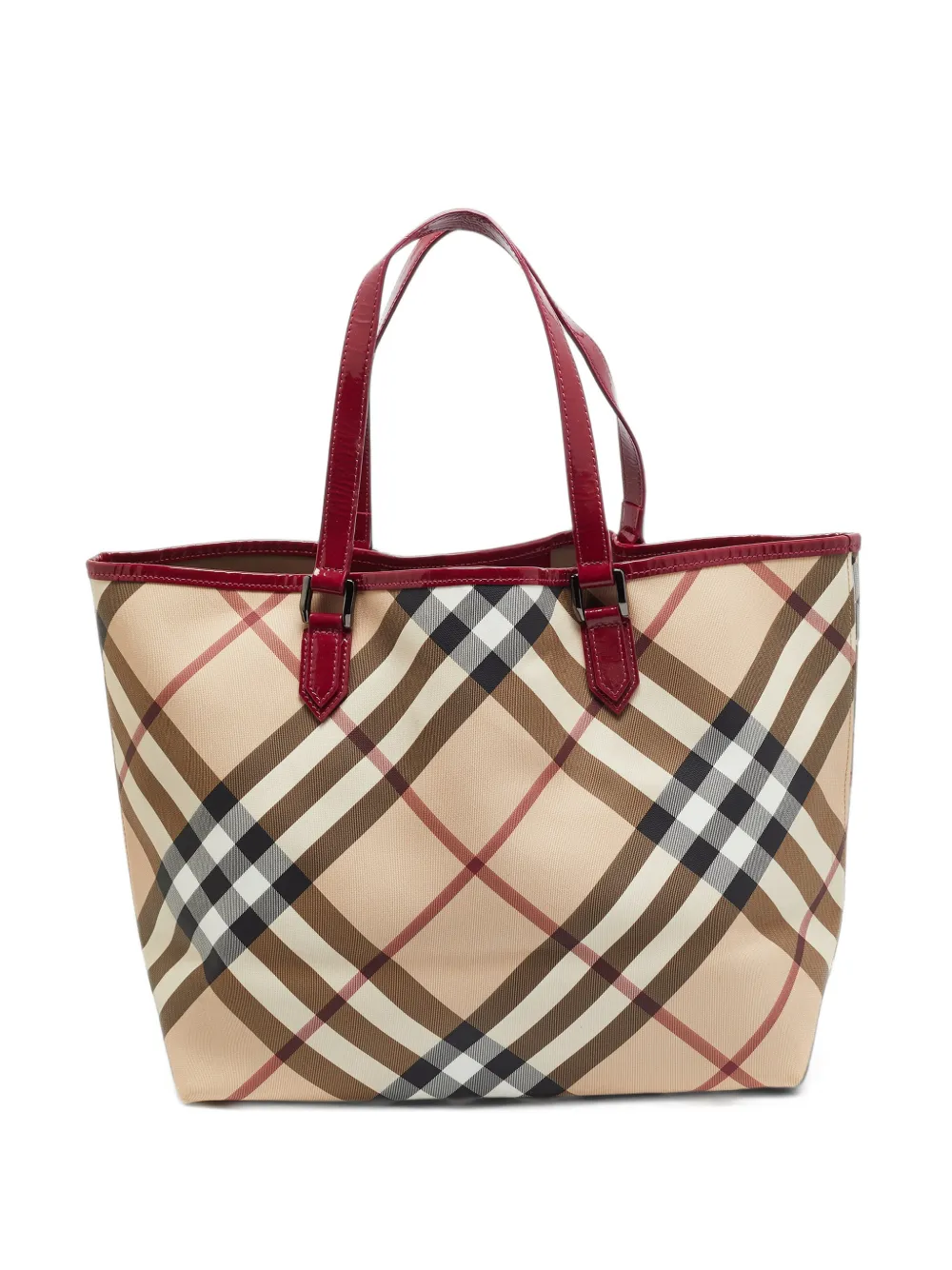 Burberry Pre-Owned Super Nova check tote bag - Toni neutri