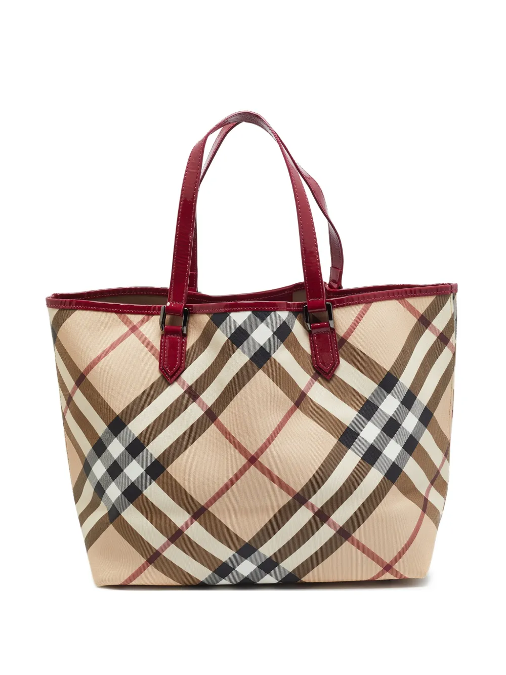 Burberry Pre-Owned Super Nova check tote bag - Toni neutri