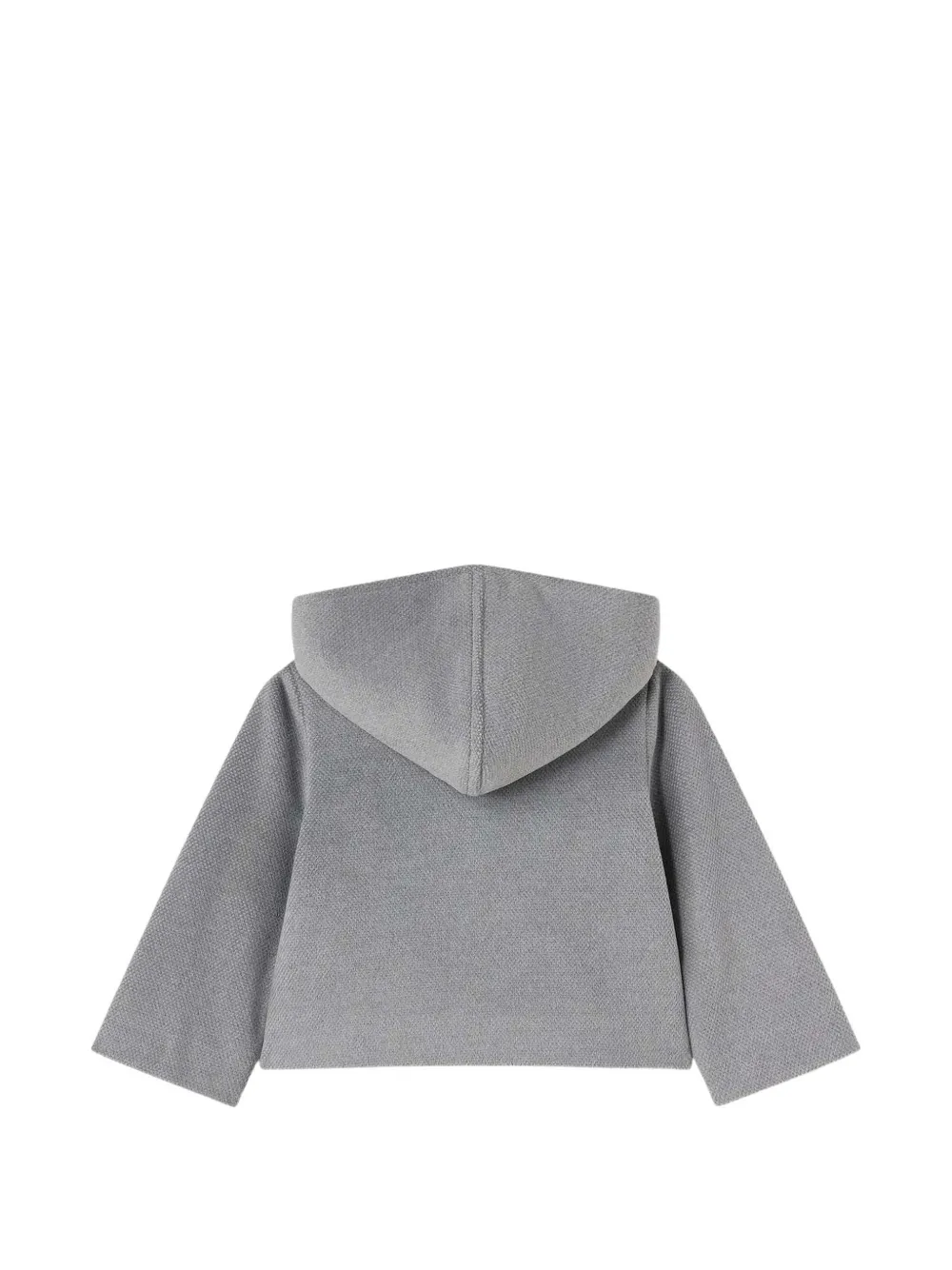 NANAN hooded toggle-fastening coat Grijs