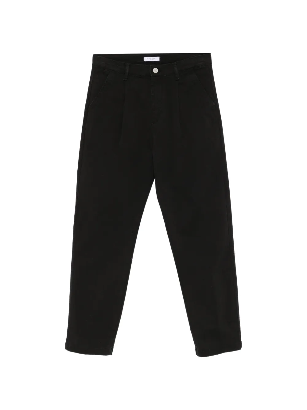 Paolo Pecora Kids pleated-detail trousers Zwart