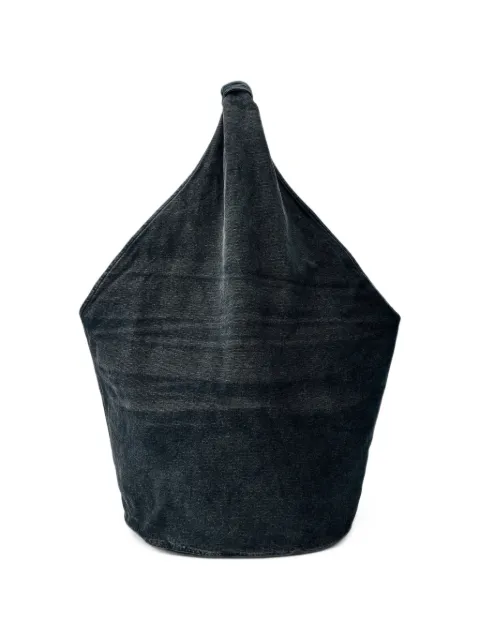 OUR LEGACY structured denim tote bag