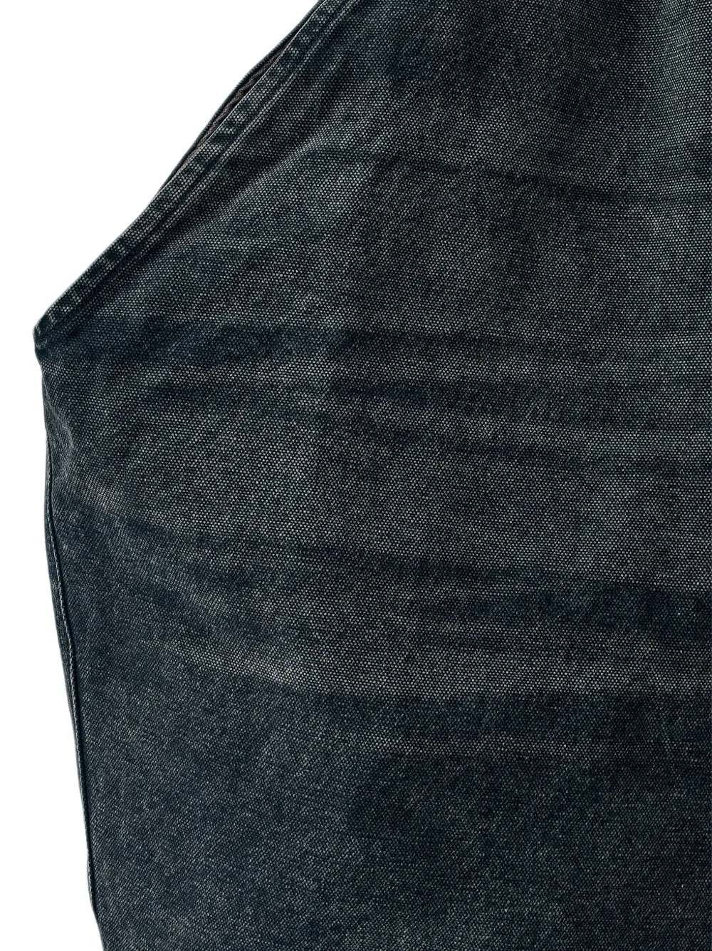 OUR LEGACY structured denim tote bag Zwart
