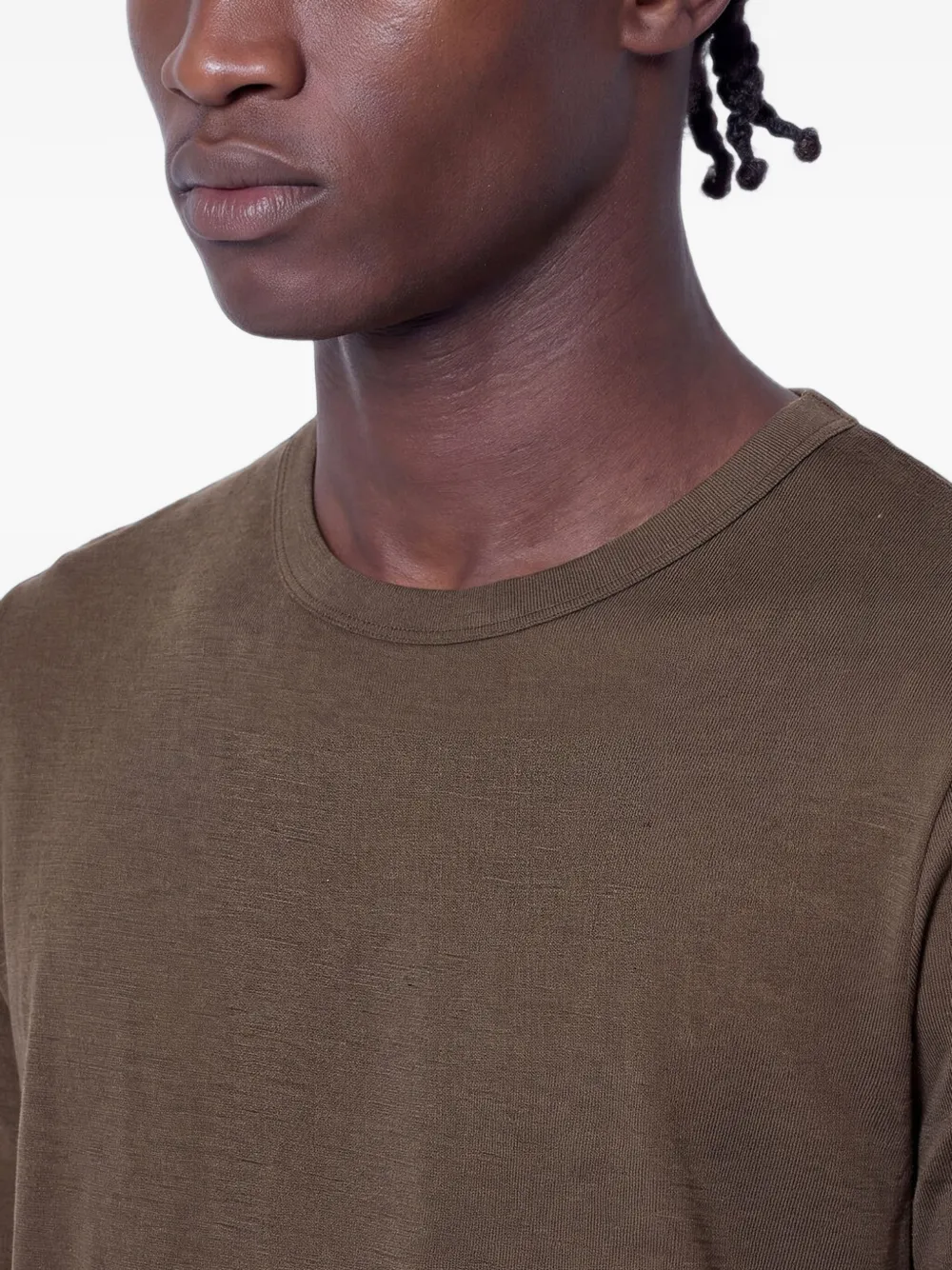 Jil Sander crew-neck short-sleeve T-shirt Bruin