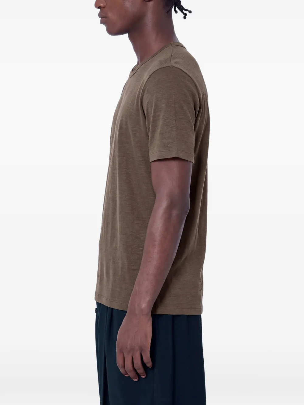 Jil Sander crew-neck short-sleeve T-shirt Bruin
