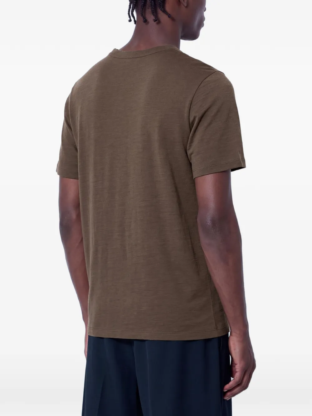 Jil Sander crew-neck short-sleeve T-shirt Bruin