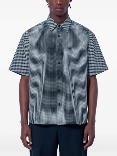 VETEMENTS checked short-sleeve shirt