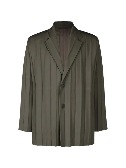 Homme Plissé Issey Miyake Edge Ensemble pleated blazer