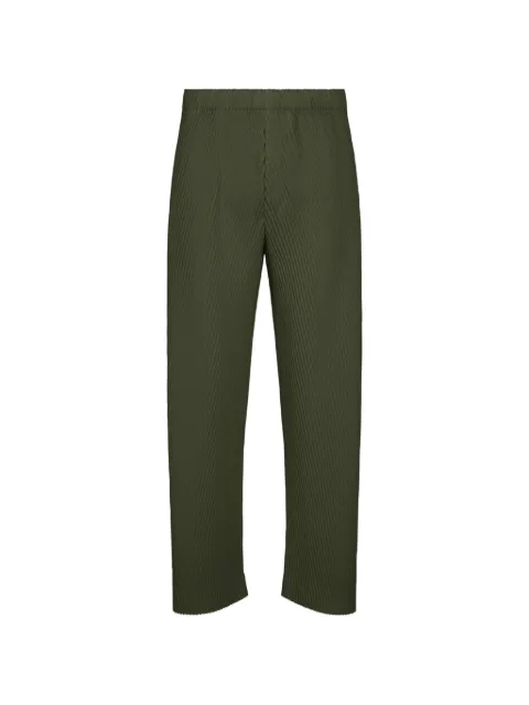 Homme Plissé Issey Miyake Slash pleated trousers