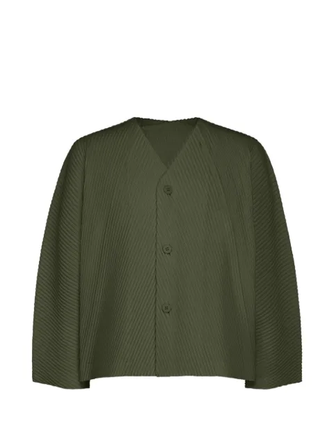 Homme Plissé Issey Miyake Slash pleated jacket