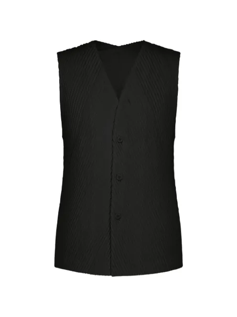 Homme Plissé Issey Miyake Slash pleated vest