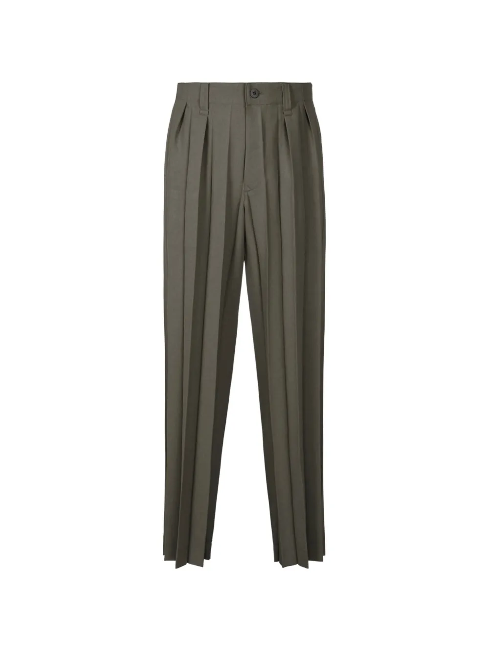 Homme Plissé Issey Miyake Edge Ensemble pleated tailored trousers - Vert Homme Plissé Issey Miyake Edge Ensemble pleated tailored trousers - Vert