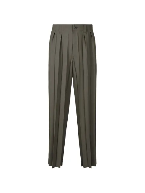 Homme Plissé Issey Miyake Edge Ensemble pleated tailored trousers