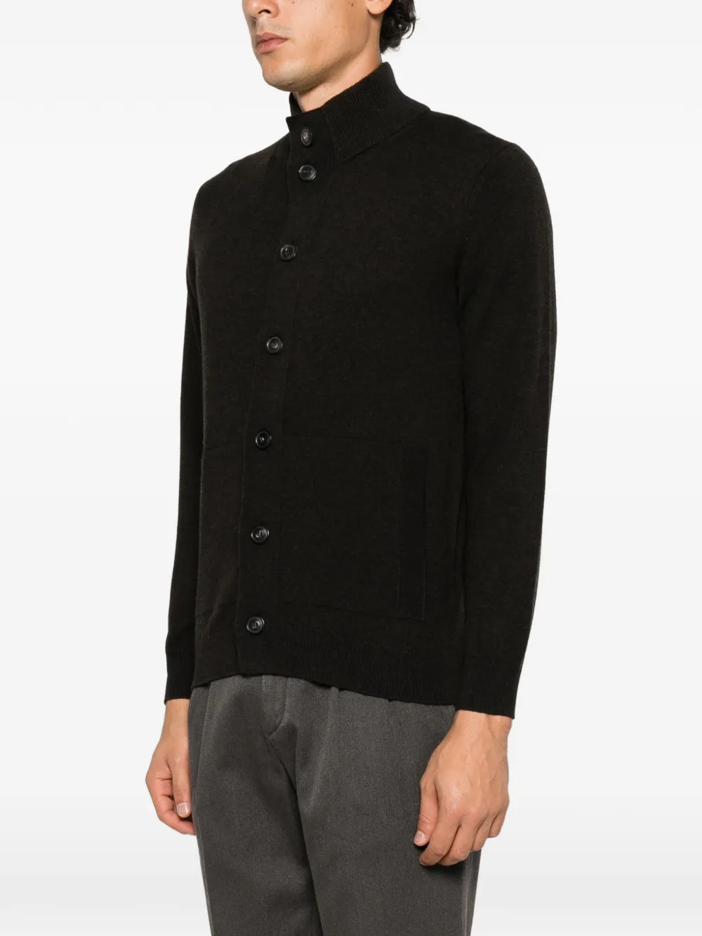Filippo De Laurentiis Button-up vest Zwart