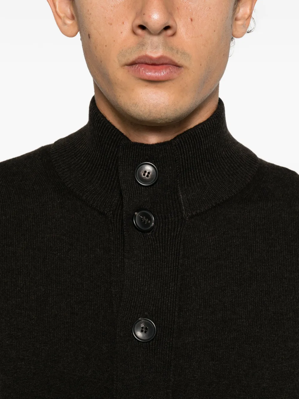 Filippo De Laurentiis Button-up vest Zwart